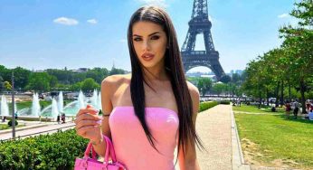 Antonella Fiordelisi vola a Parigi. Il suo look total Pink è il must have dell’estate