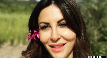 Sabrina Ferilli con l’abito di Belen Rodriguez: costo, marchio e dove acquistarlo